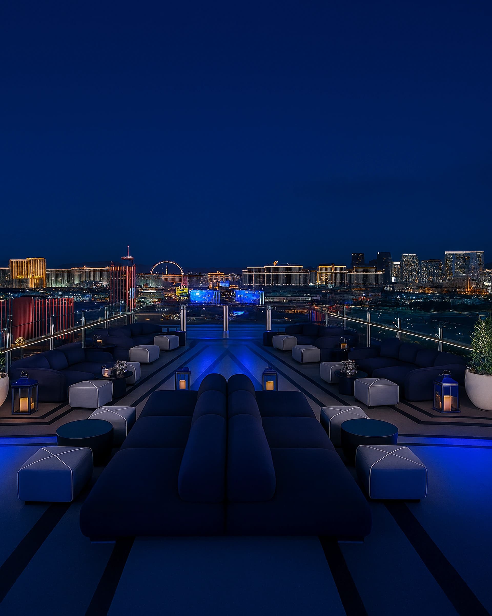 Las Vegas Rooftop View